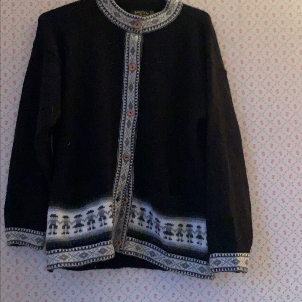 Vintage wool sweater/jacket